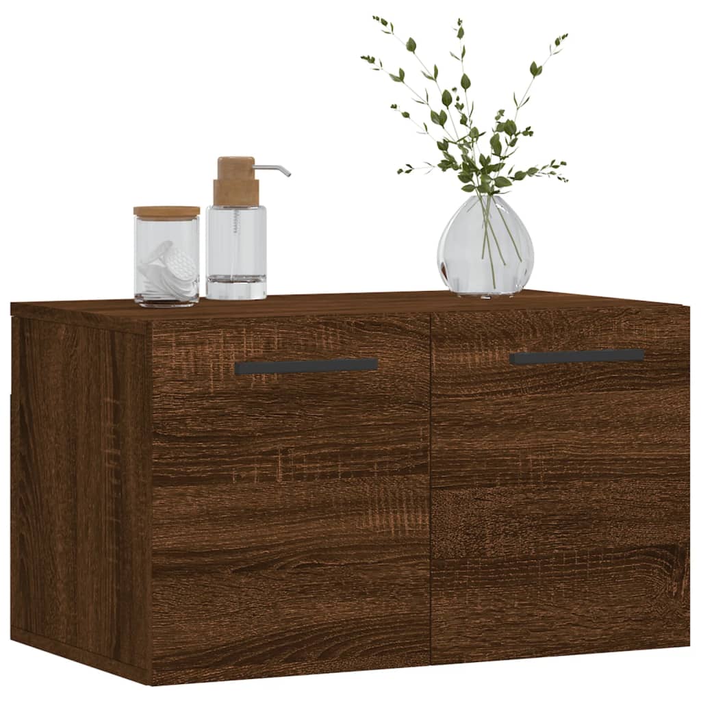 Dulap de perete, stejar maro, 60x36,5x35 cm, lemn prelucrat GartenMobel Dekor