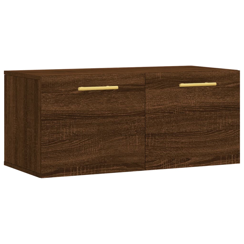 Dulap de perete, stejar maro, 80x36,5x35 cm, lemn compozit GartenMobel Dekor