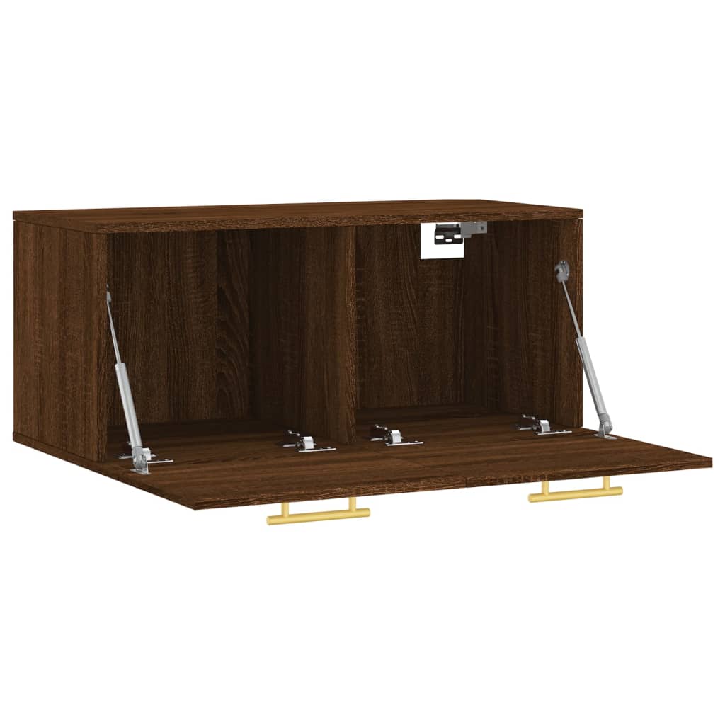 Dulap de perete, stejar maro, 80x36,5x35 cm, lemn compozit GartenMobel Dekor