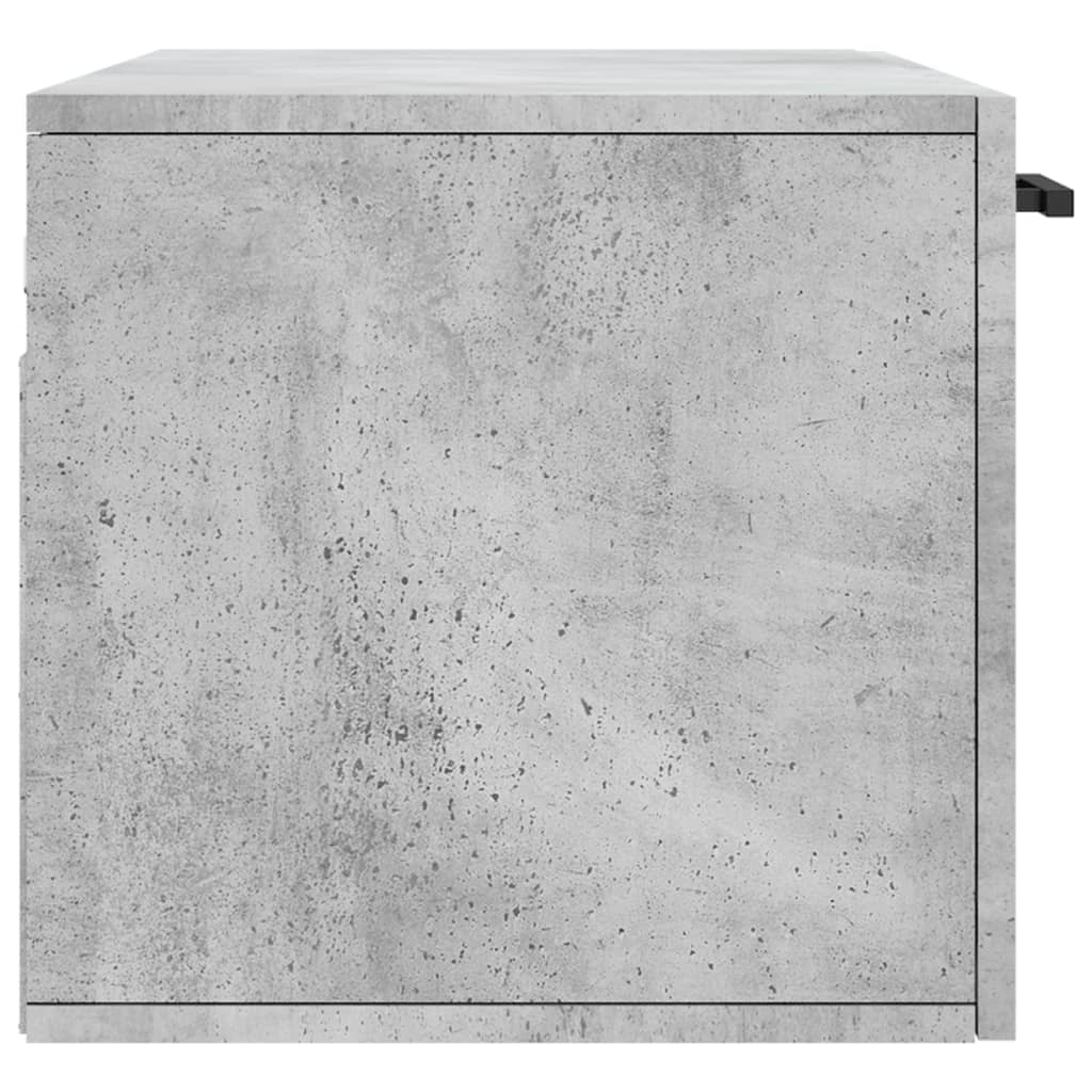 Dulap de perete, gri beton, 80x36,5x35 cm, lemn compozit GartenMobel Dekor