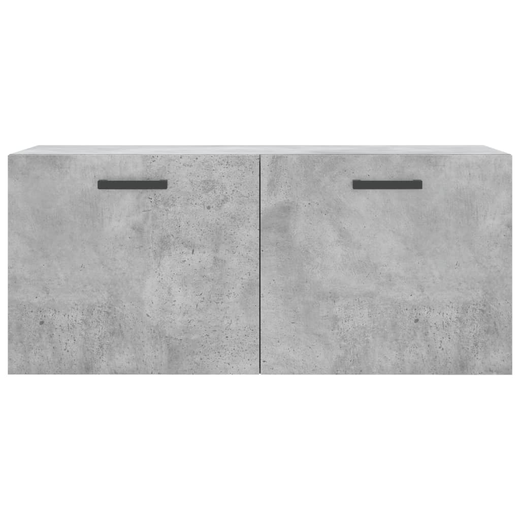 Dulap de perete, gri beton, 80x36,5x35 cm, lemn compozit GartenMobel Dekor