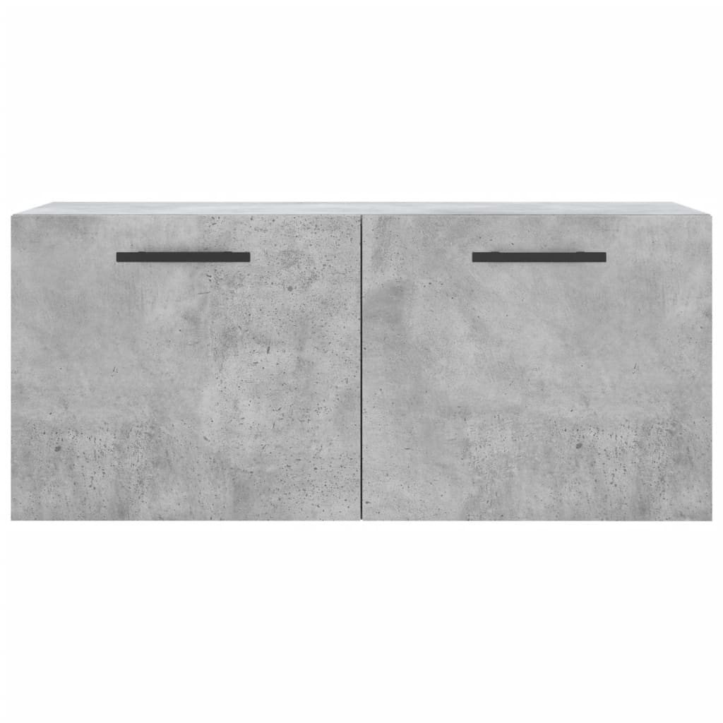 Dulap de perete, gri beton, 80x36,5x35 cm, lemn compozit GartenMobel Dekor