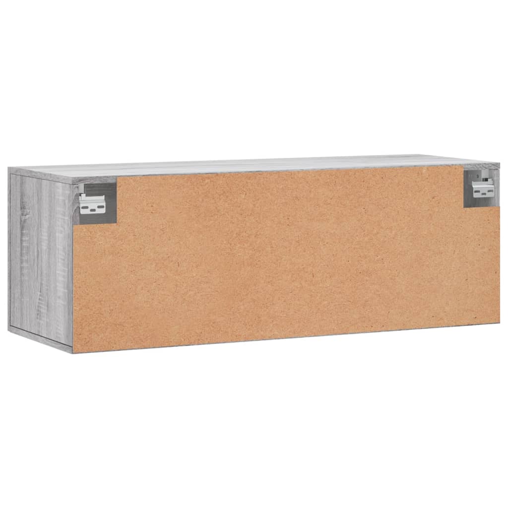 Dulap de perete, gri sonoma, 100x36,5x35 cm, lemn prelucrat GartenMobel Dekor