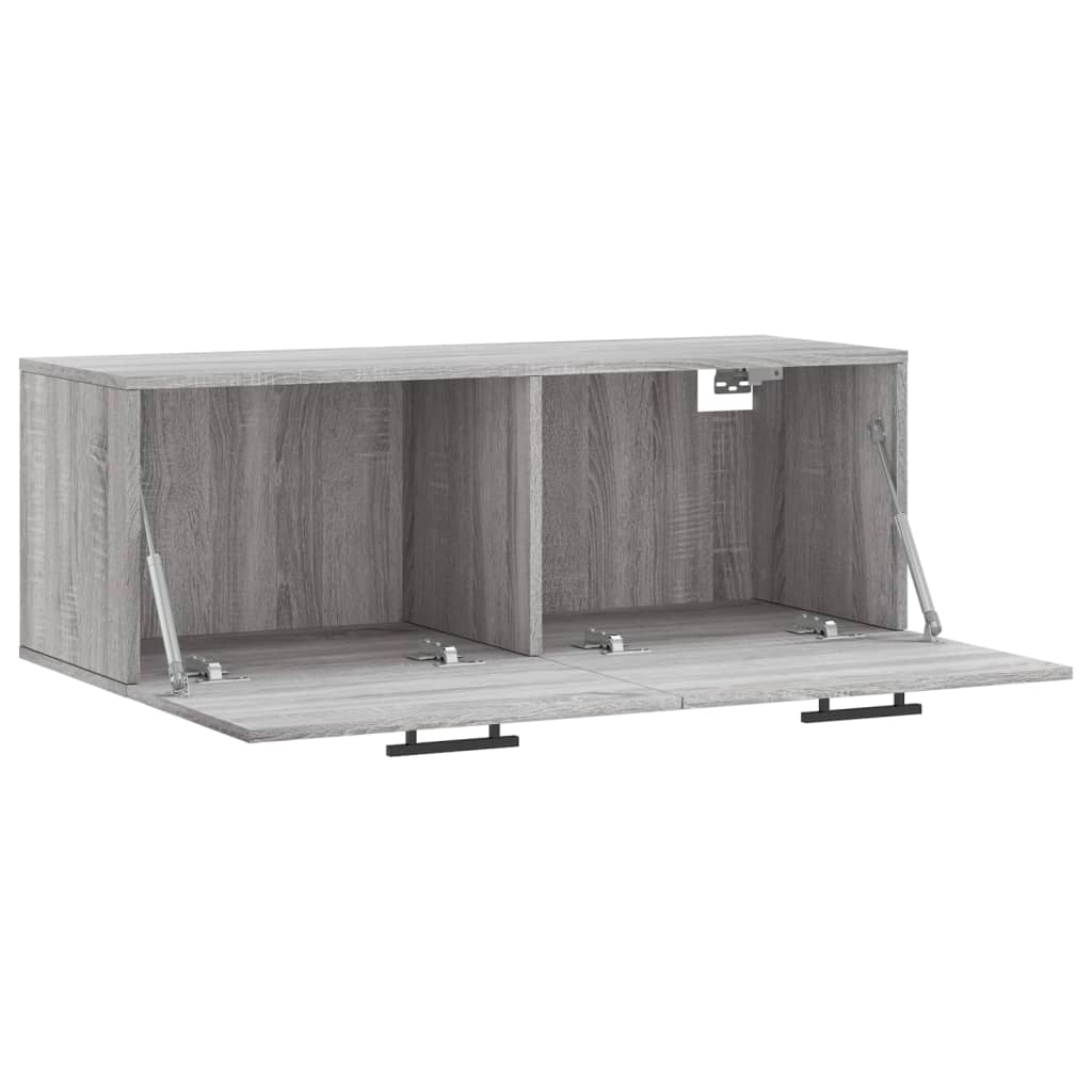 Dulap de perete, gri sonoma, 100x36,5x35 cm, lemn prelucrat GartenMobel Dekor
