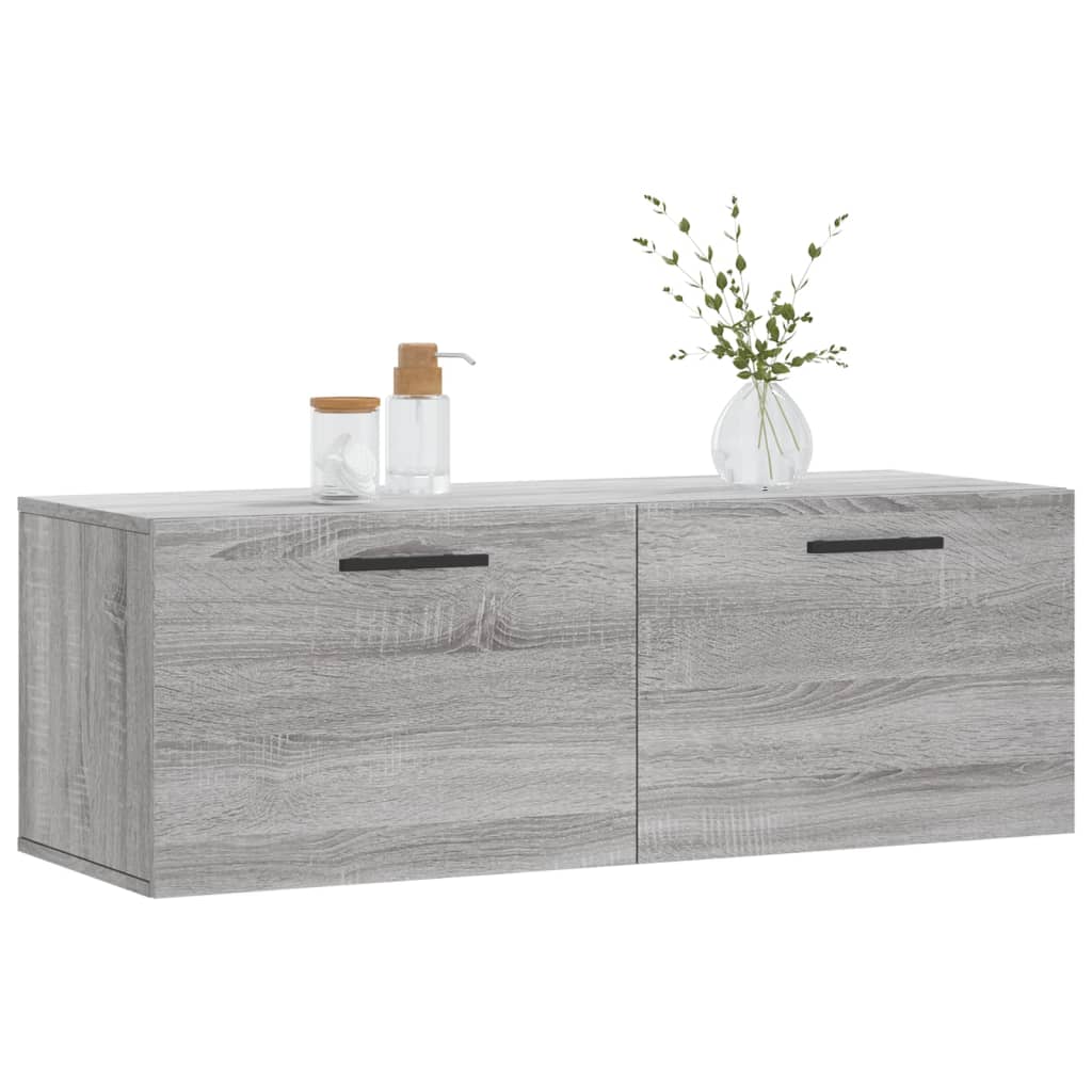 Dulap de perete, gri sonoma, 100x36,5x35 cm, lemn prelucrat GartenMobel Dekor