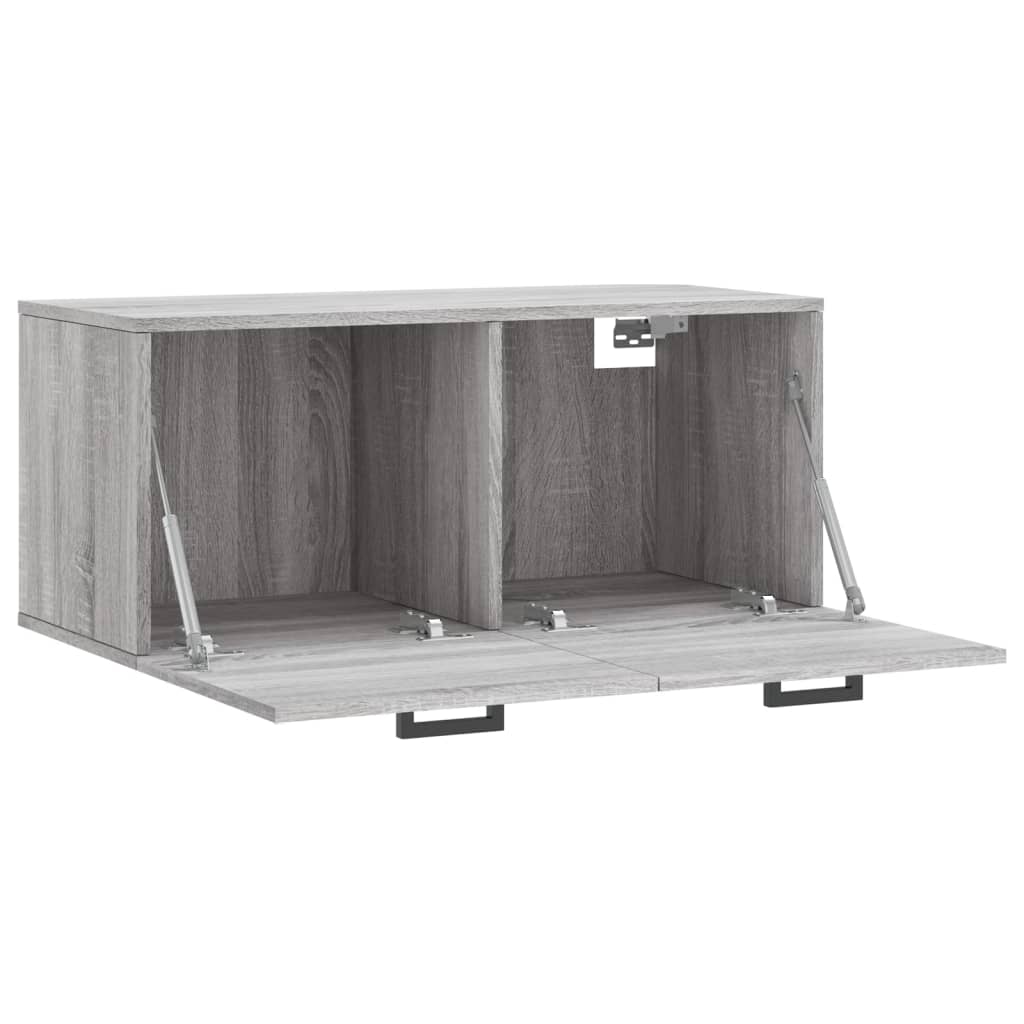 Dulap de perete, gri sonoma, 80x36,5x35 cm, lemn compozit GartenMobel Dekor