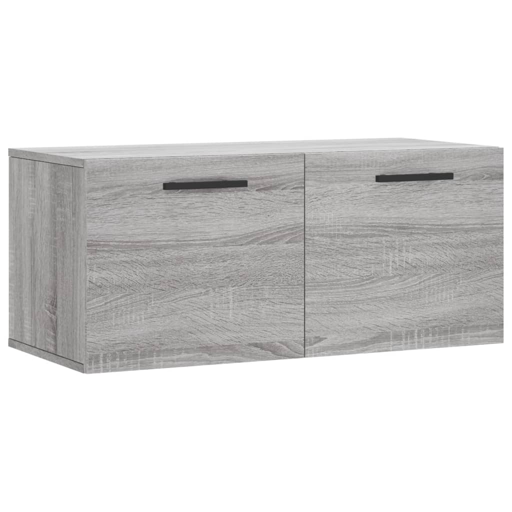 Dulap de perete, gri sonoma, 80x36,5x35 cm, lemn compozit GartenMobel Dekor