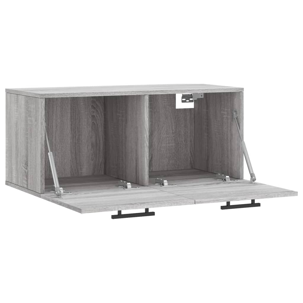 Dulap de perete, gri sonoma, 80x36,5x35 cm, lemn compozit GartenMobel Dekor