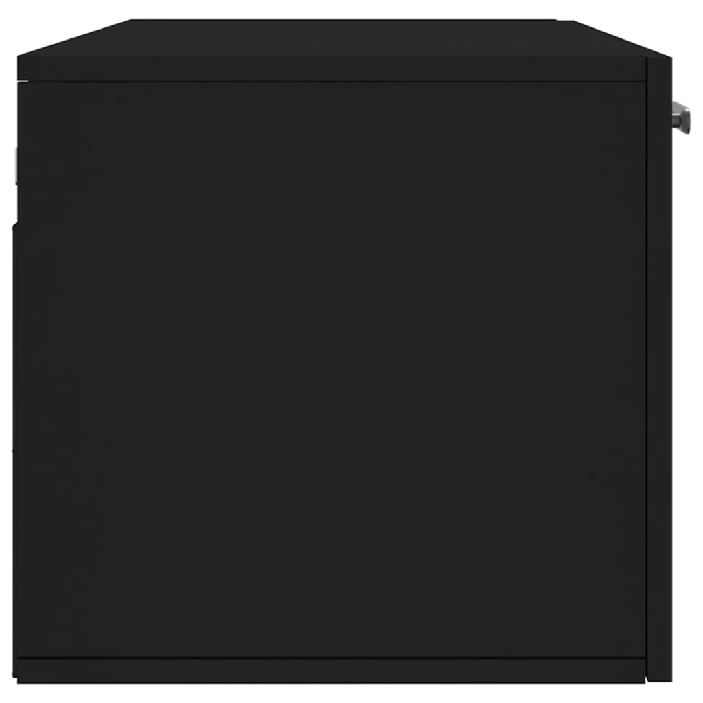 Dulap de perete, negru, 100x36,5x35 cm, lemn compozit GartenMobel Dekor