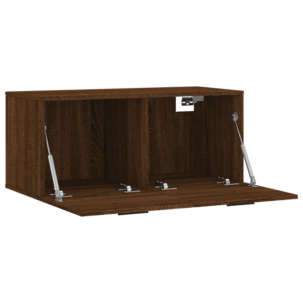Dulap de perete, stejar maro, 80x36,5x35 cm, lemn compozit GartenMobel Dekor