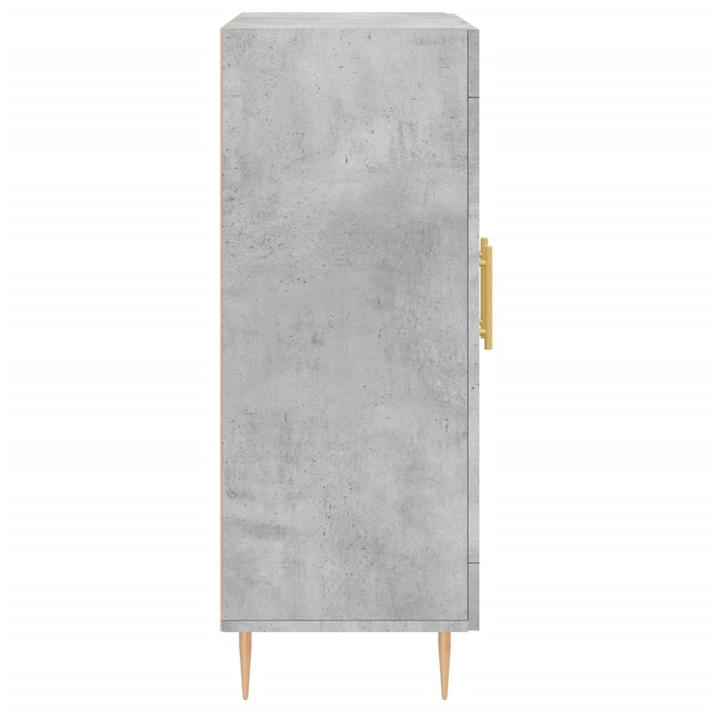 Servantă, gri beton, 69,5x34x90 cm, lemn compozit GartenMobel Dekor