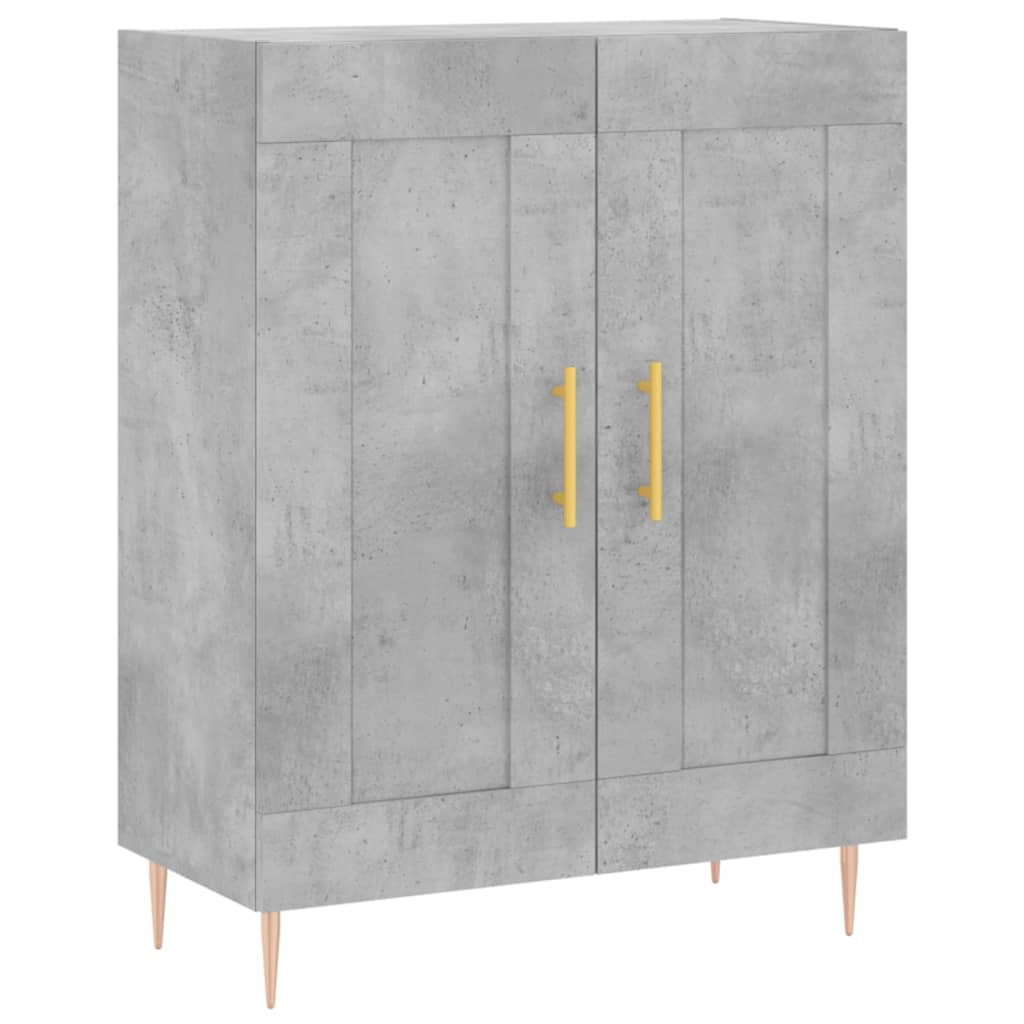 Servantă, gri beton, 69,5x34x90 cm, lemn compozit GartenMobel Dekor