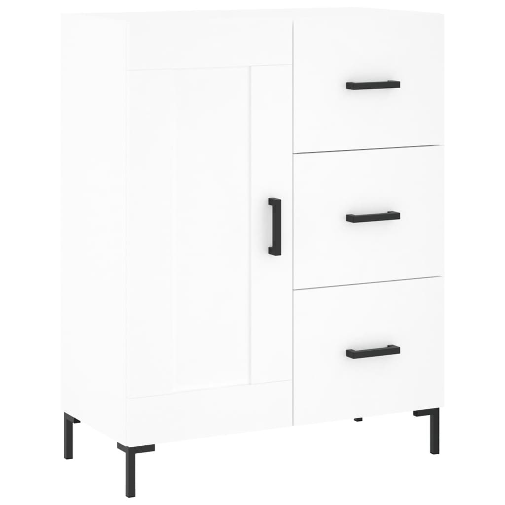 Servantă, alb, 69,5x34x90 cm, lemn compozit GartenMobel Dekor