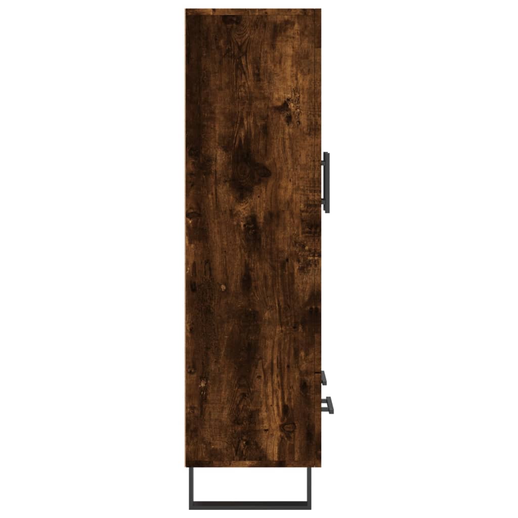 Dulap înalt, stejar afumat, 69,5x31x115 cm, lemn prelucrat GartenMobel Dekor