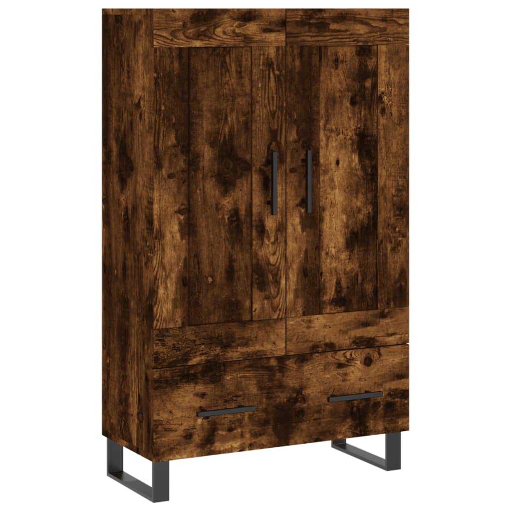 Dulap înalt, stejar afumat, 69,5x31x115 cm, lemn prelucrat GartenMobel Dekor