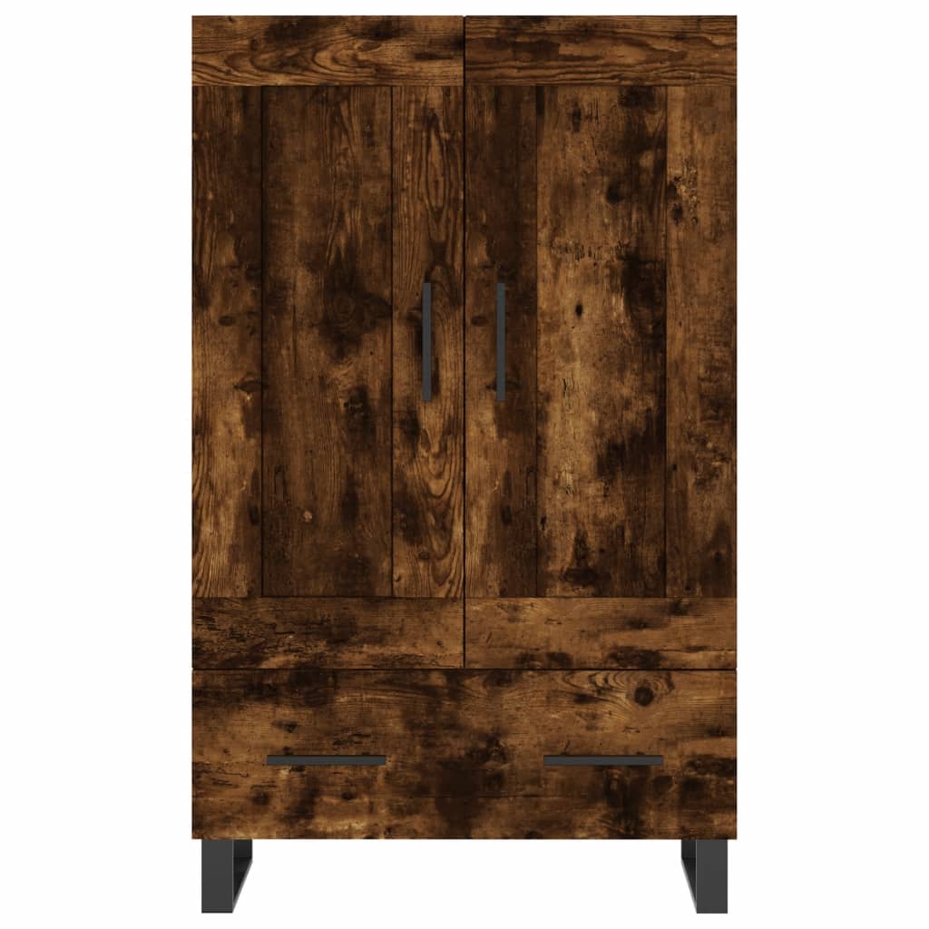 Dulap înalt, stejar afumat, 69,5x31x115 cm, lemn prelucrat GartenMobel Dekor