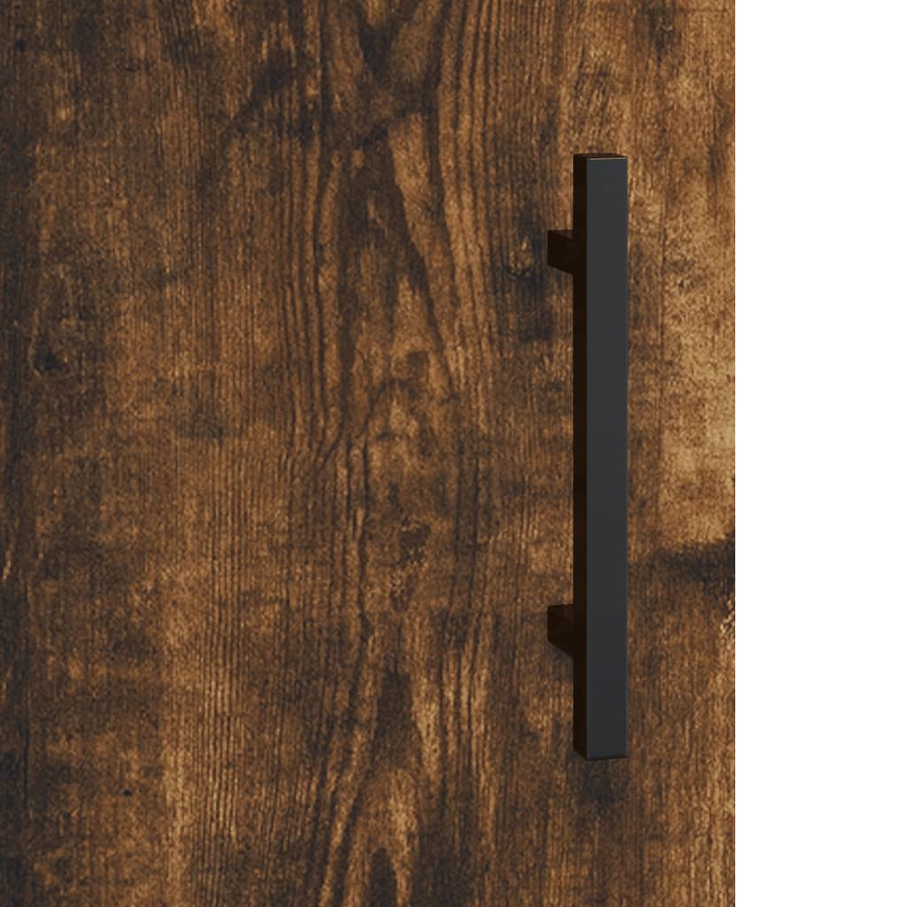 Dulap înalt, stejar afumat, 69,5x31x115 cm, lemn prelucrat GartenMobel Dekor