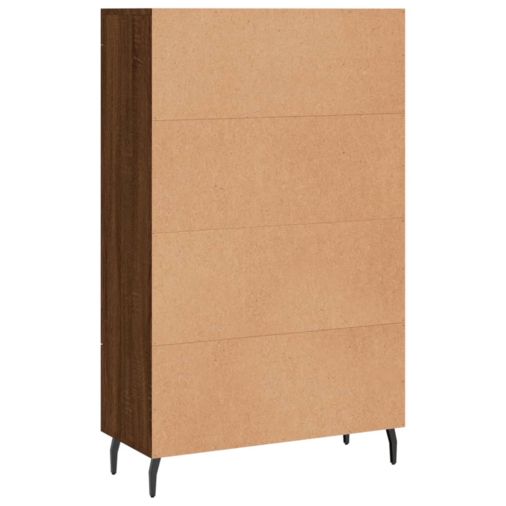 Dulap înalt, stejar maro, 69,5x31x115 cm, lemn prelucrat GartenMobel Dekor