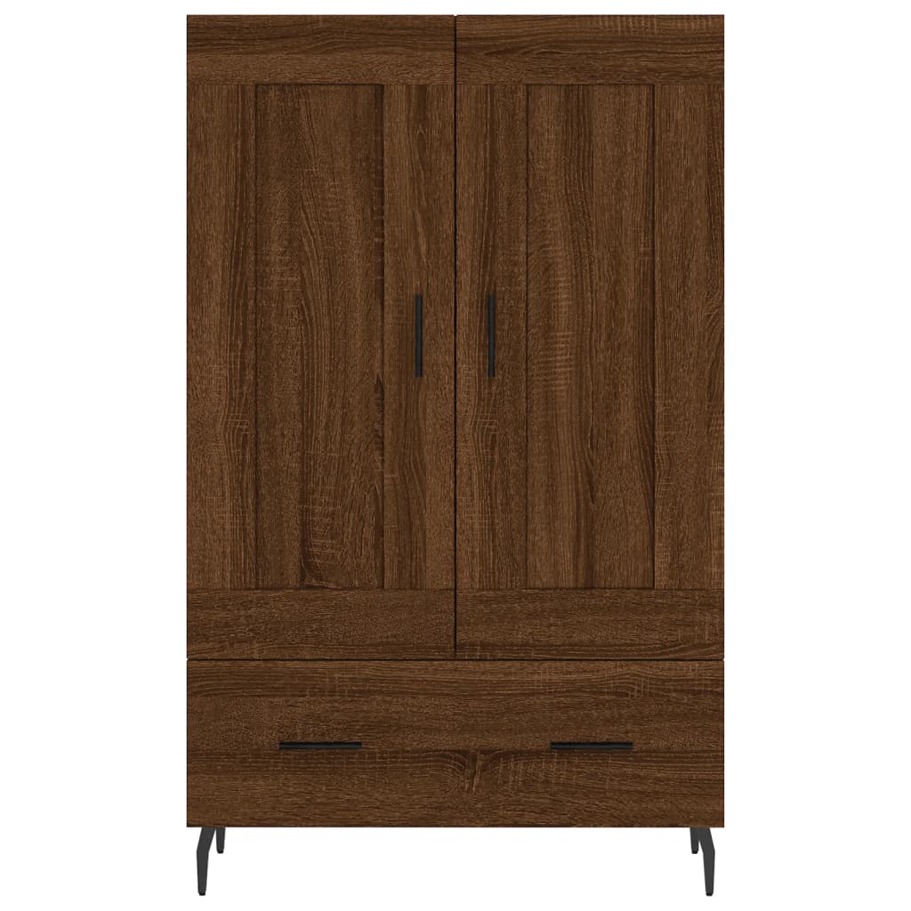 Dulap înalt, stejar maro, 69,5x31x115 cm, lemn prelucrat GartenMobel Dekor