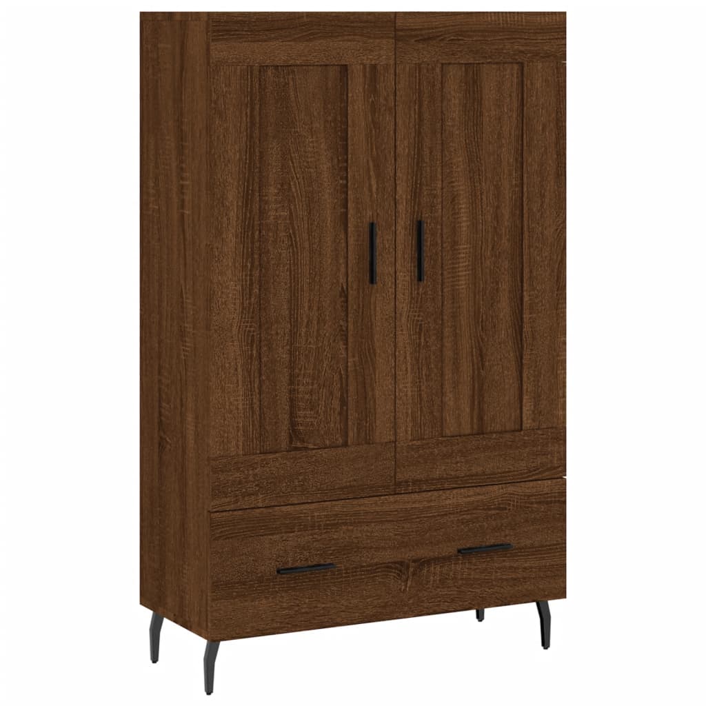 Dulap înalt, stejar maro, 69,5x31x115 cm, lemn prelucrat GartenMobel Dekor