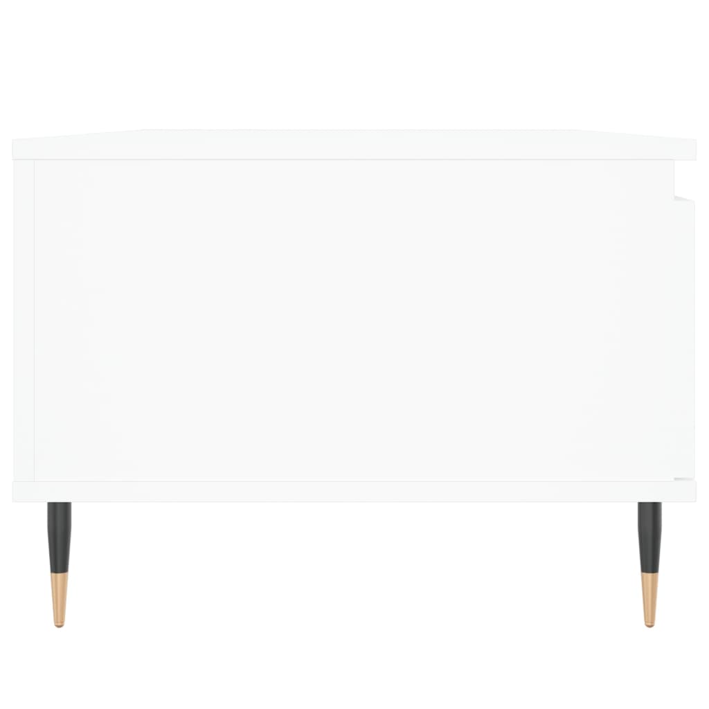 Măsuță de cafea, alb, 90x50x36,5 cm, lemn prelucrat GartenMobel Dekor