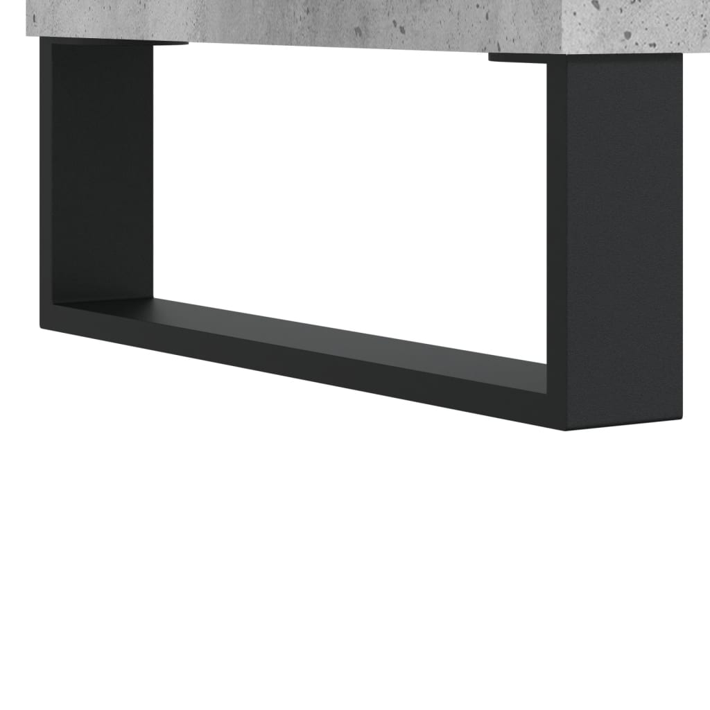 Măsuță de cafea, gri beton, 60x50x36,5 cm, lemn compozit GartenMobel Dekor