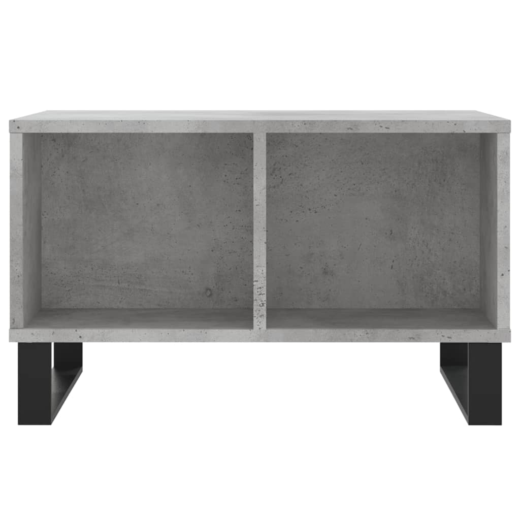 Măsuță de cafea, gri beton, 60x50x36,5 cm, lemn compozit GartenMobel Dekor