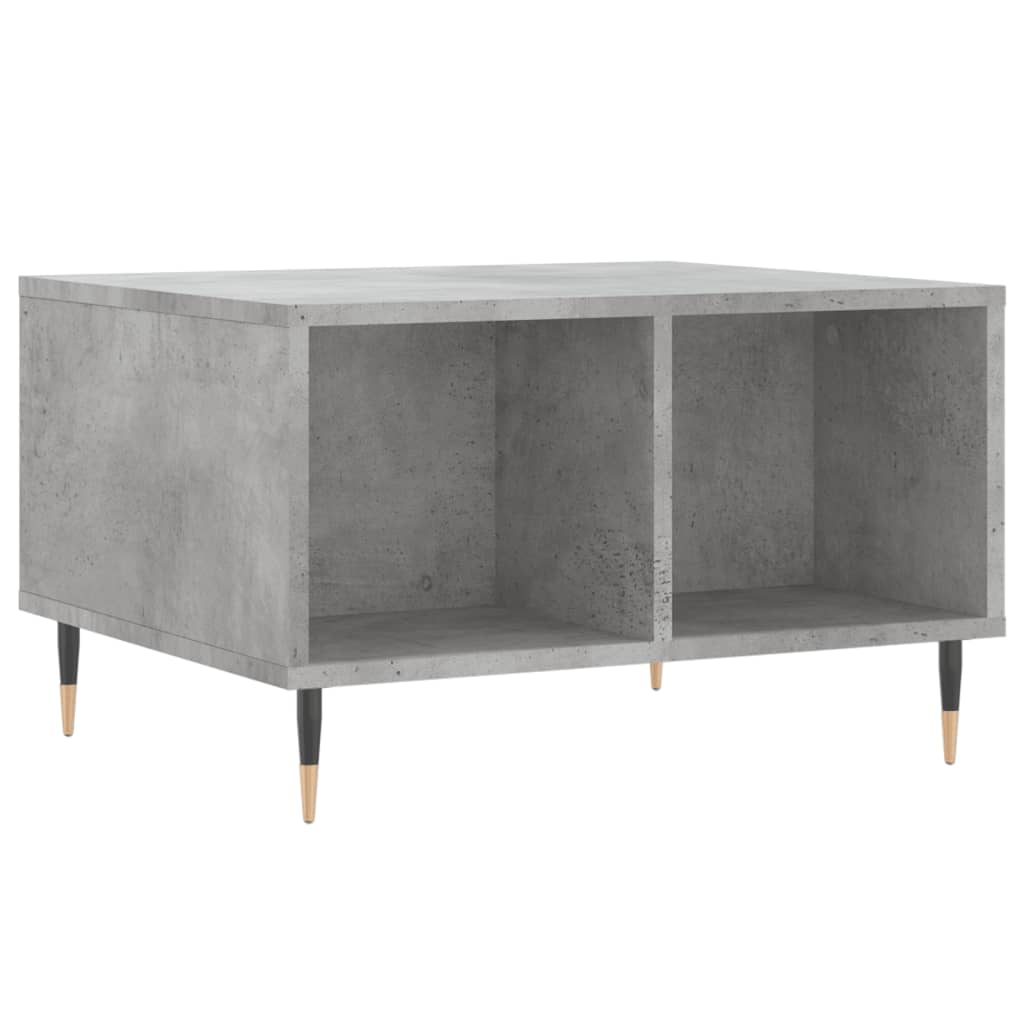 Măsuță de cafea, gri beton, 60x50x36,5 cm, lemn compozit GartenMobel Dekor