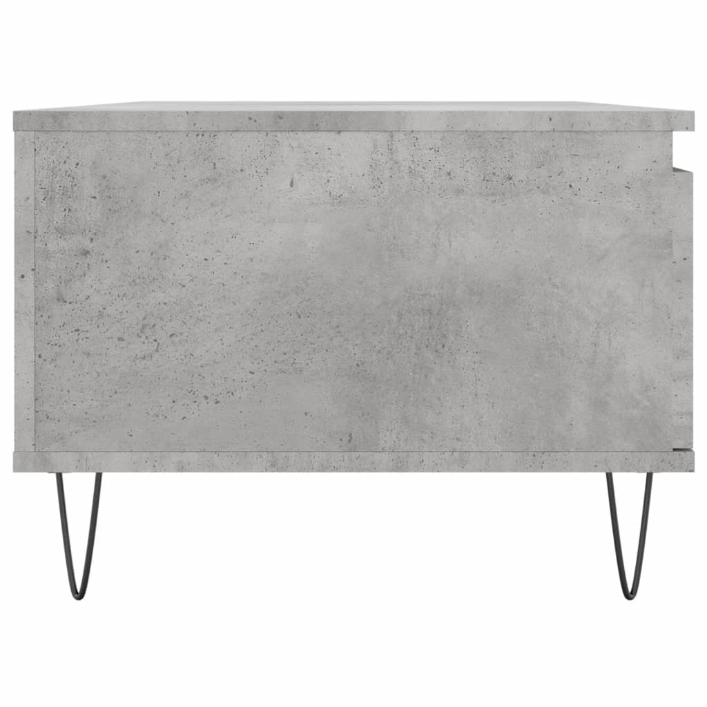 Măsuță de cafea, gri beton, 90x50x36,5 cm, lemn compozit GartenMobel Dekor