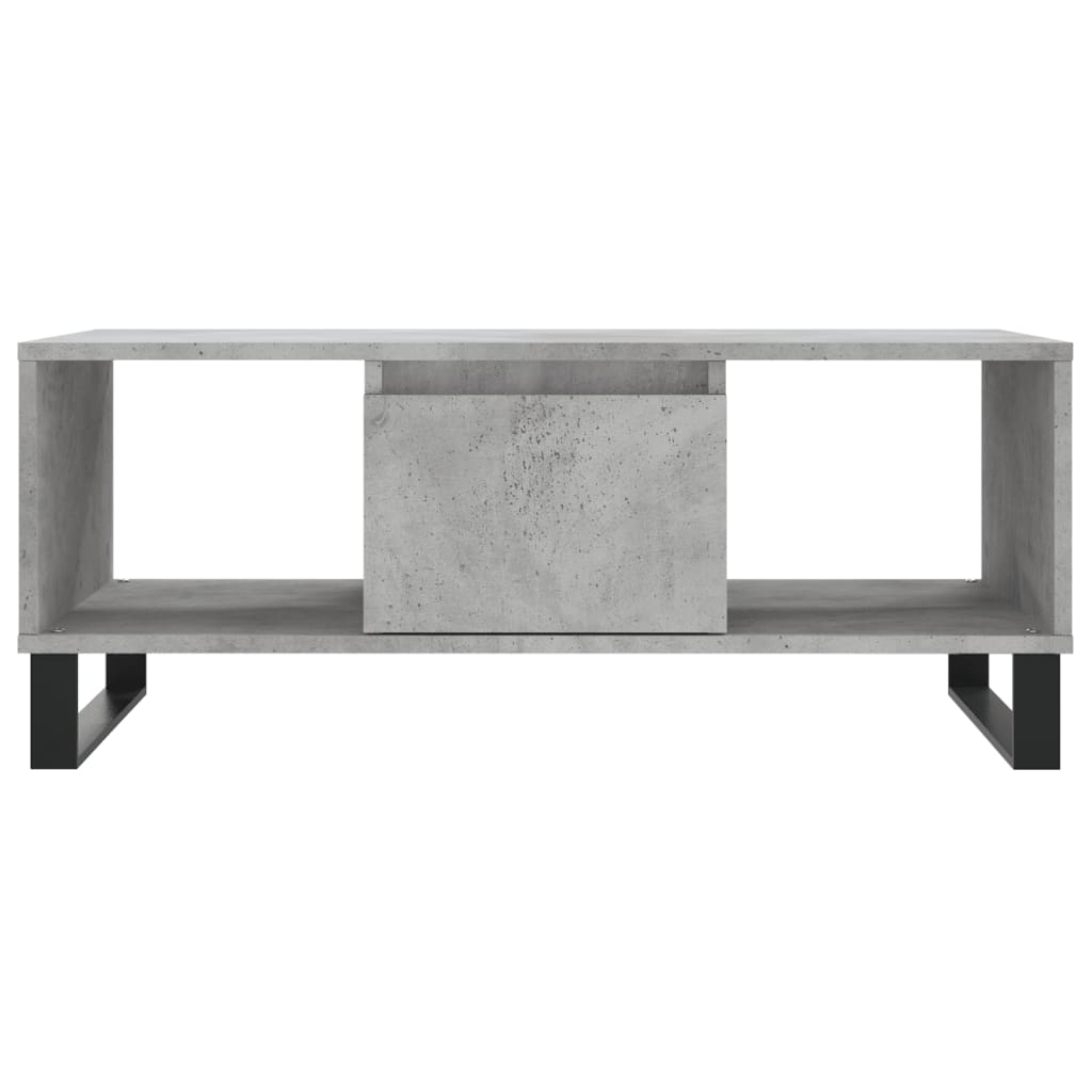 Măsuță de cafea, gri beton, 90x50x36,5 cm, lemn compozit GartenMobel Dekor
