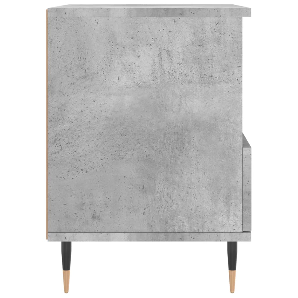 Noptieră, gri beton, 40x35x50 cm, lemn compozit GartenMobel Dekor