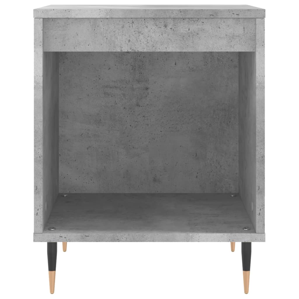 Noptieră, gri beton, 40x35x50 cm, lemn compozit GartenMobel Dekor
