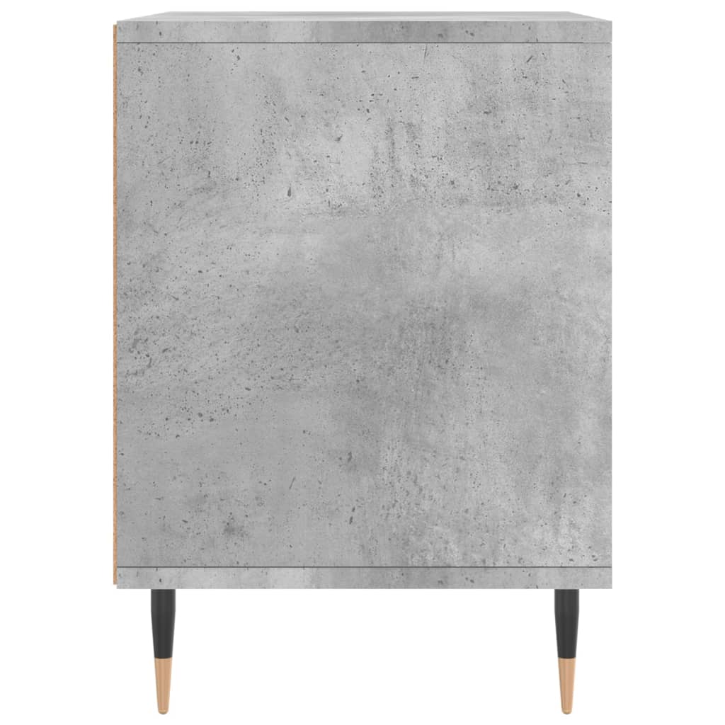 Noptieră, gri beton, 40x35x50 cm, lemn compozit GartenMobel Dekor