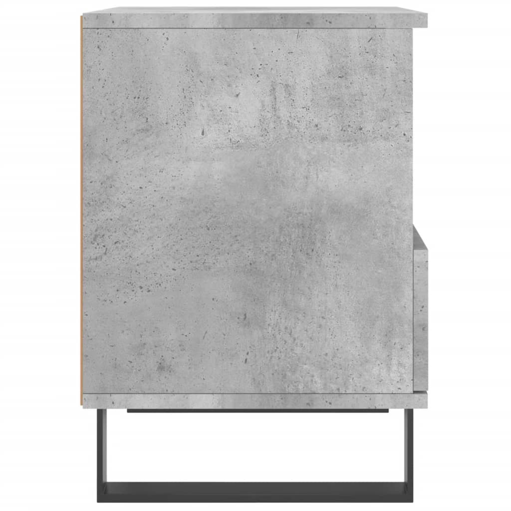 Noptiere, 2 buc., gri beton, 40x35x50 cm, lemn compozit GartenMobel Dekor
