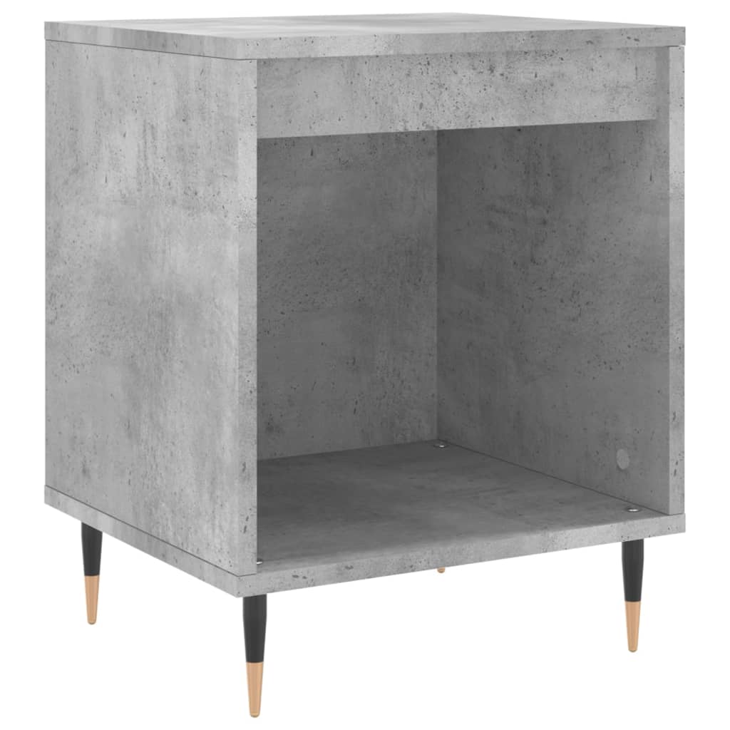 Noptiere, 2 buc., gri beton, 40x35x50 cm, lemn compozit GartenMobel Dekor
