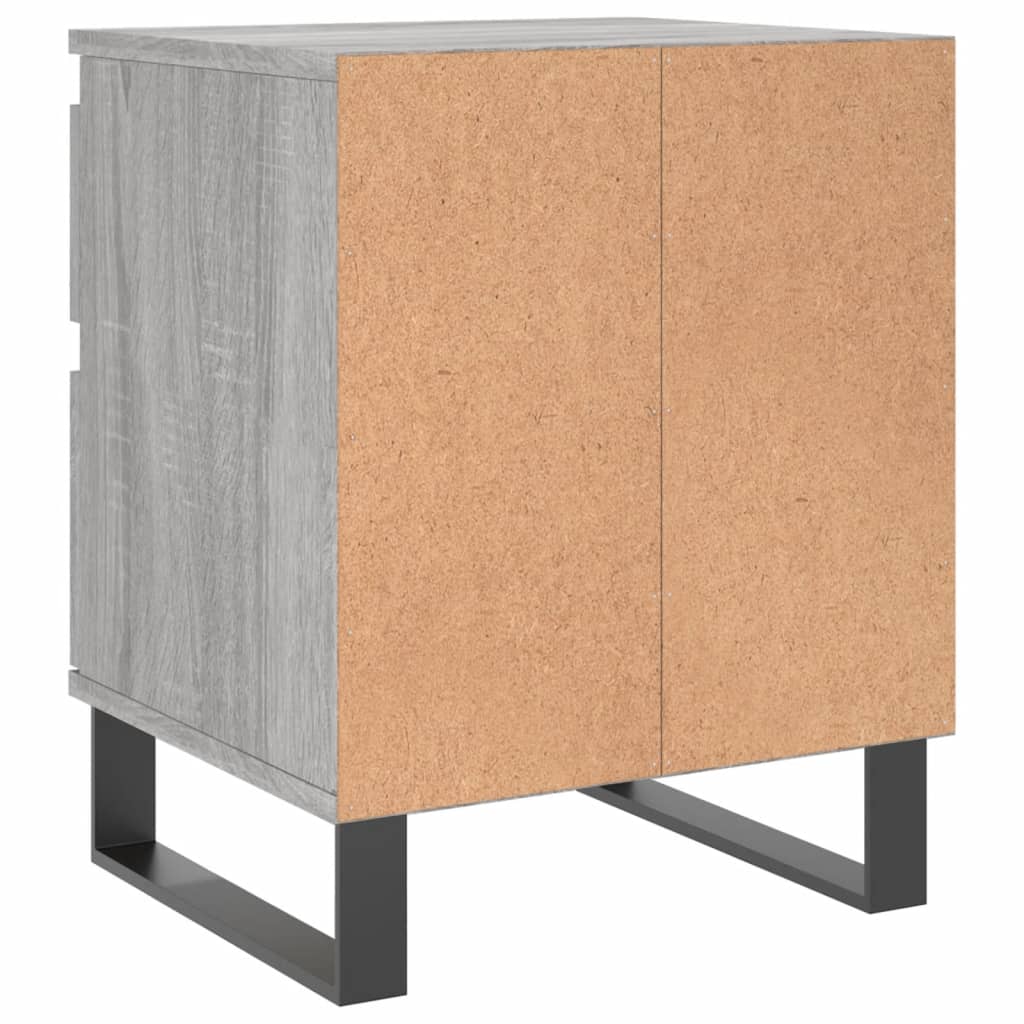 Noptiere, 2 buc., gri sonoma, 40x35x50 cm, lemn compozit GartenMobel Dekor