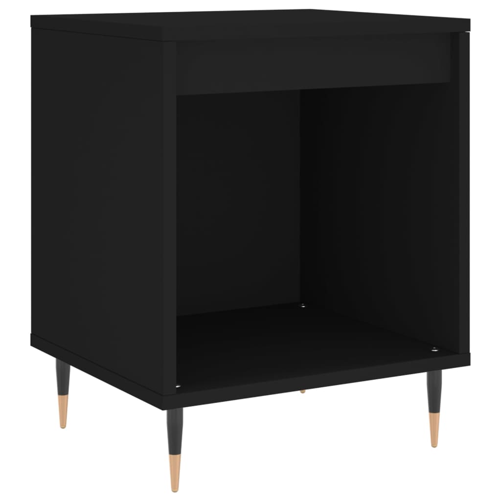 Noptiere, 2 buc., negru, 40x35x50 cm, lemn compozit GartenMobel Dekor