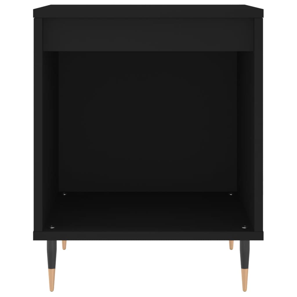 Noptiere, 2 buc., negru, 40x35x50 cm, lemn compozit GartenMobel Dekor
