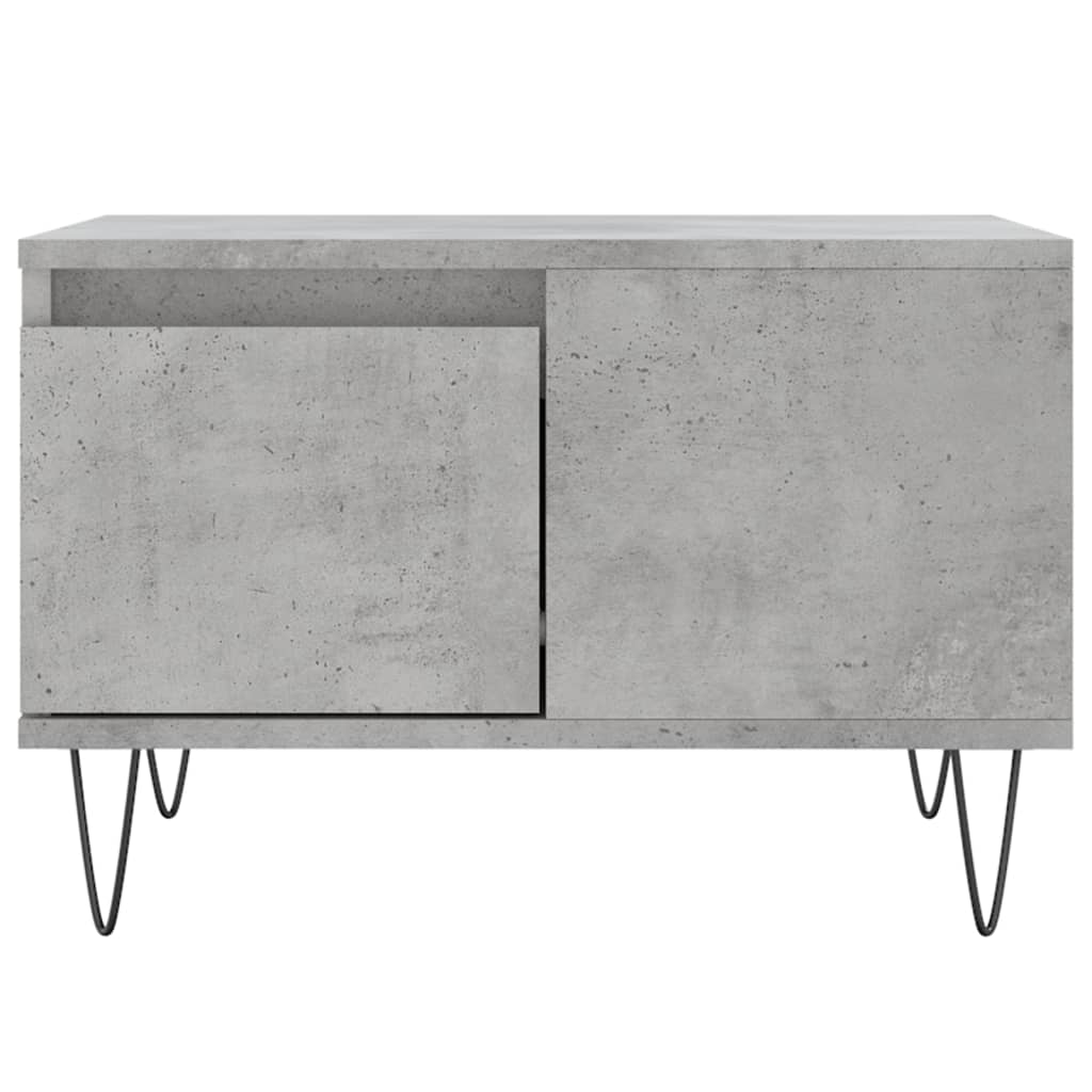 Măsuță de cafea, gri beton, 55x55x36,5 cm, lemn prelucrat GartenMobel Dekor