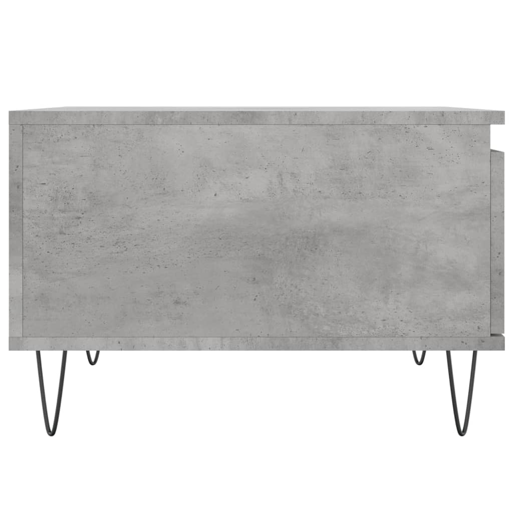 Măsuță de cafea, gri beton, 55x55x36,5 cm, lemn prelucrat GartenMobel Dekor