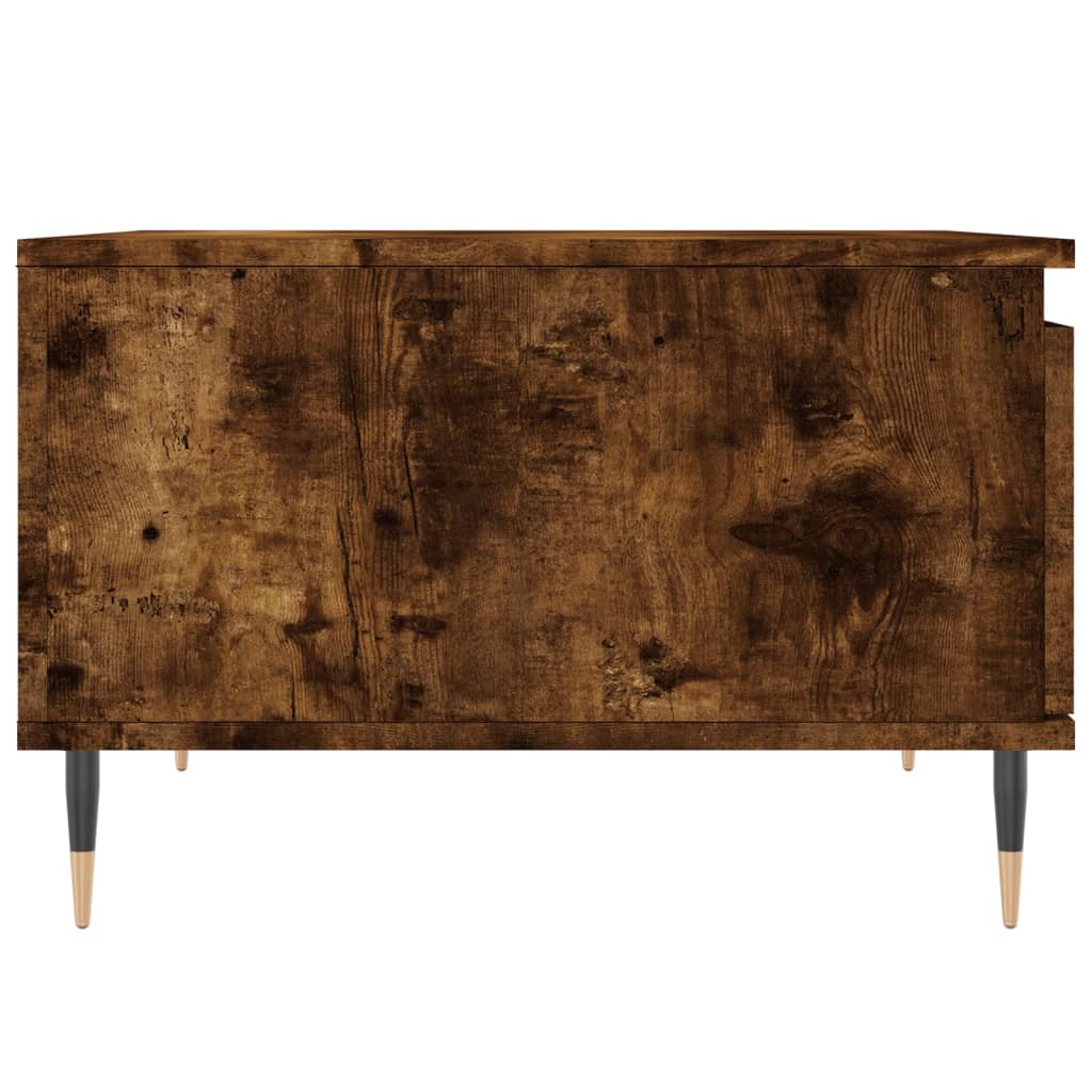 Măsuță de cafea, stejar afumat, 55x55x36,5 cm, lemn prelucrat GartenMobel Dekor