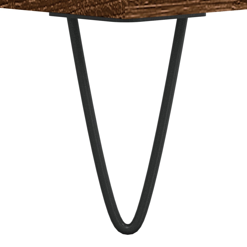 Măsuță de cafea, stejar maro, 90x50x36,5 cm, lemn prelucrat GartenMobel Dekor