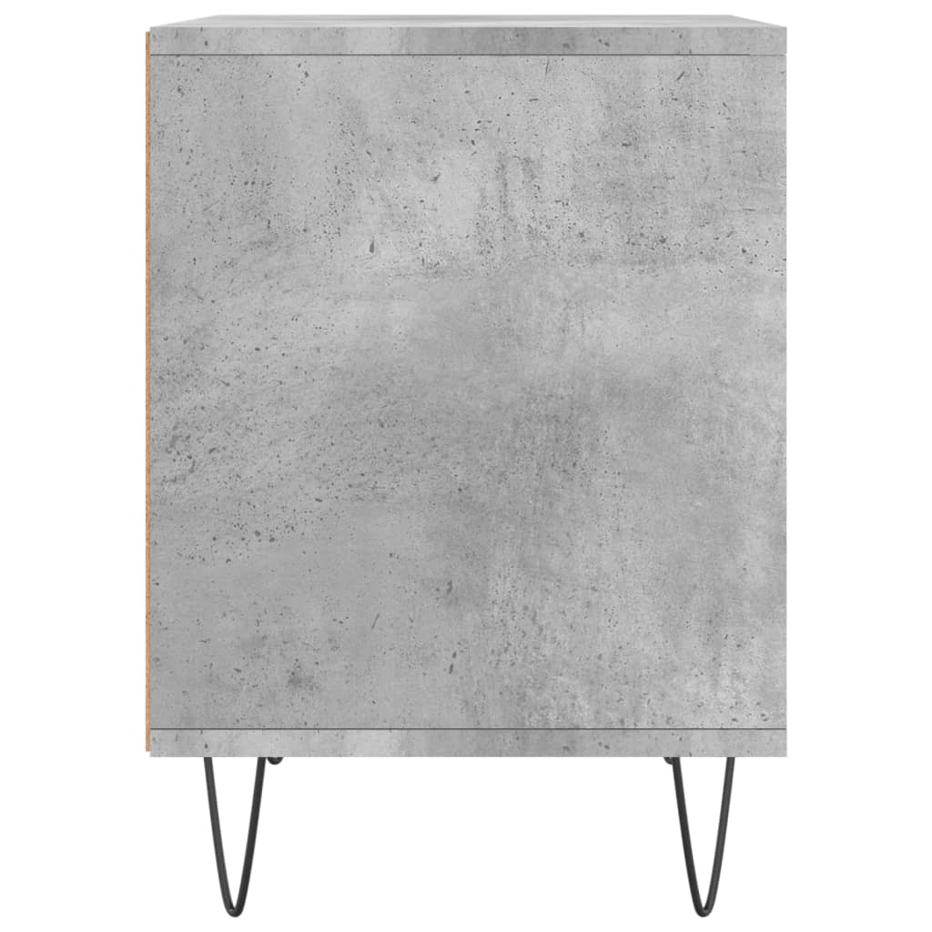 Noptiere, 2 buc., gri beton, 40x35x50 cm, lemn compozit GartenMobel Dekor