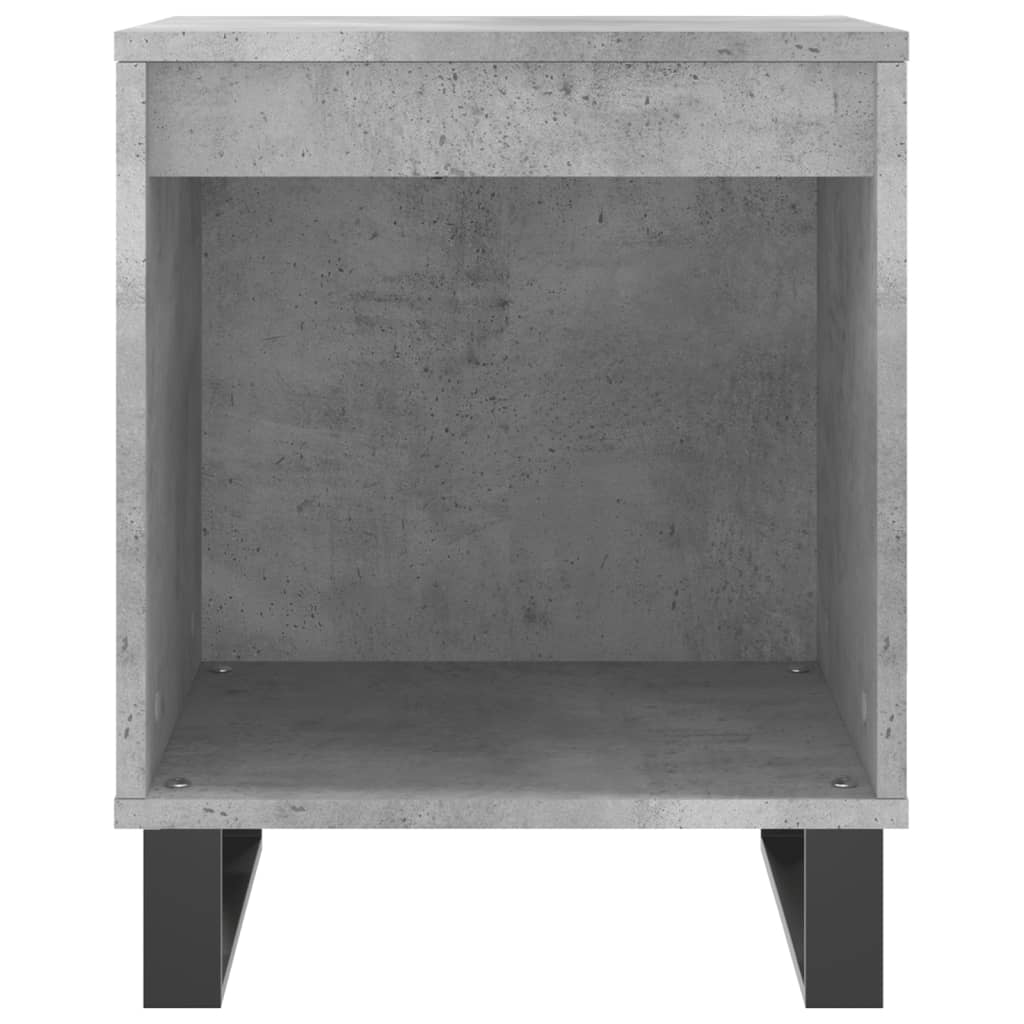 Noptiere, 2 buc., gri beton, 40x35x50 cm, lemn compozit GartenMobel Dekor