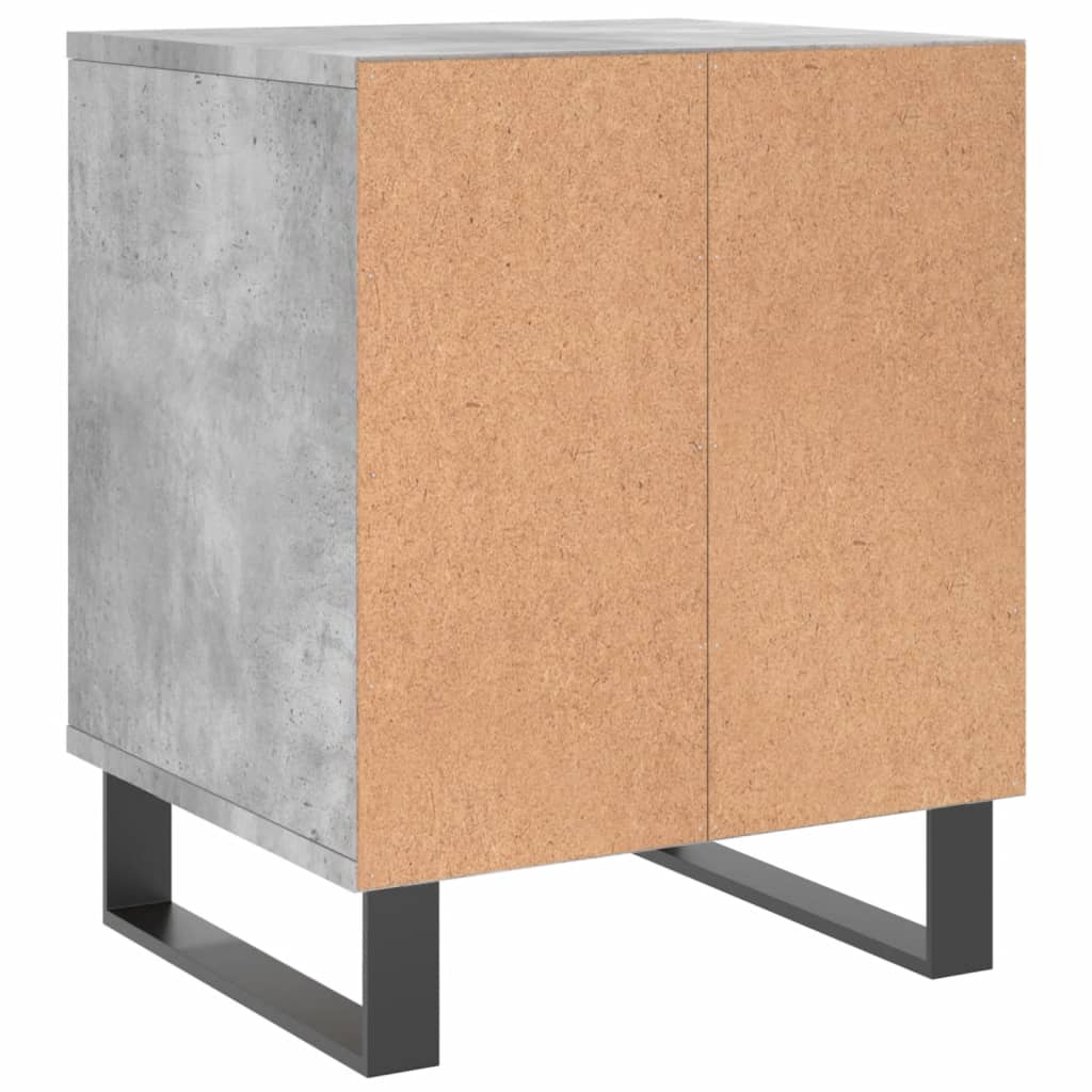 Noptiere, 2 buc., gri beton, 40x35x50 cm, lemn compozit GartenMobel Dekor