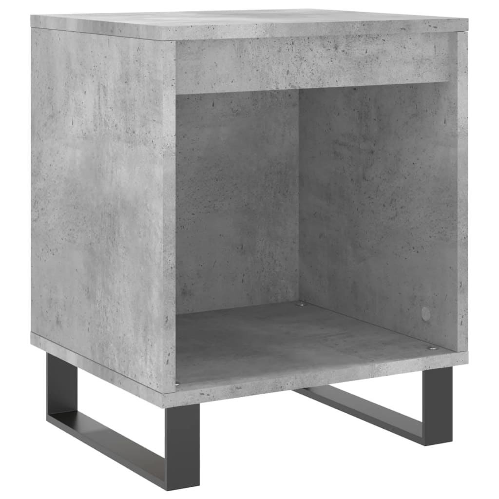 Noptiere, 2 buc., gri beton, 40x35x50 cm, lemn compozit GartenMobel Dekor