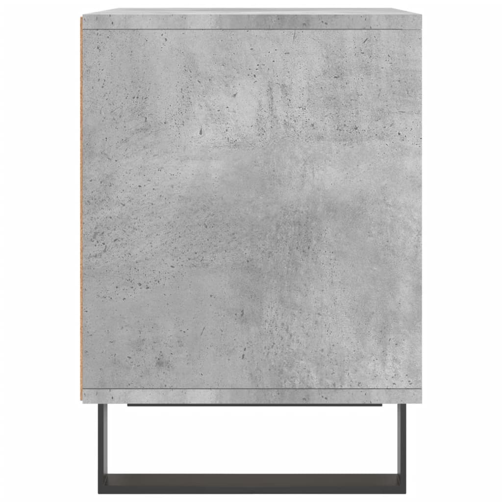 Noptiere, 2 buc., gri beton, 40x35x50 cm, lemn compozit GartenMobel Dekor