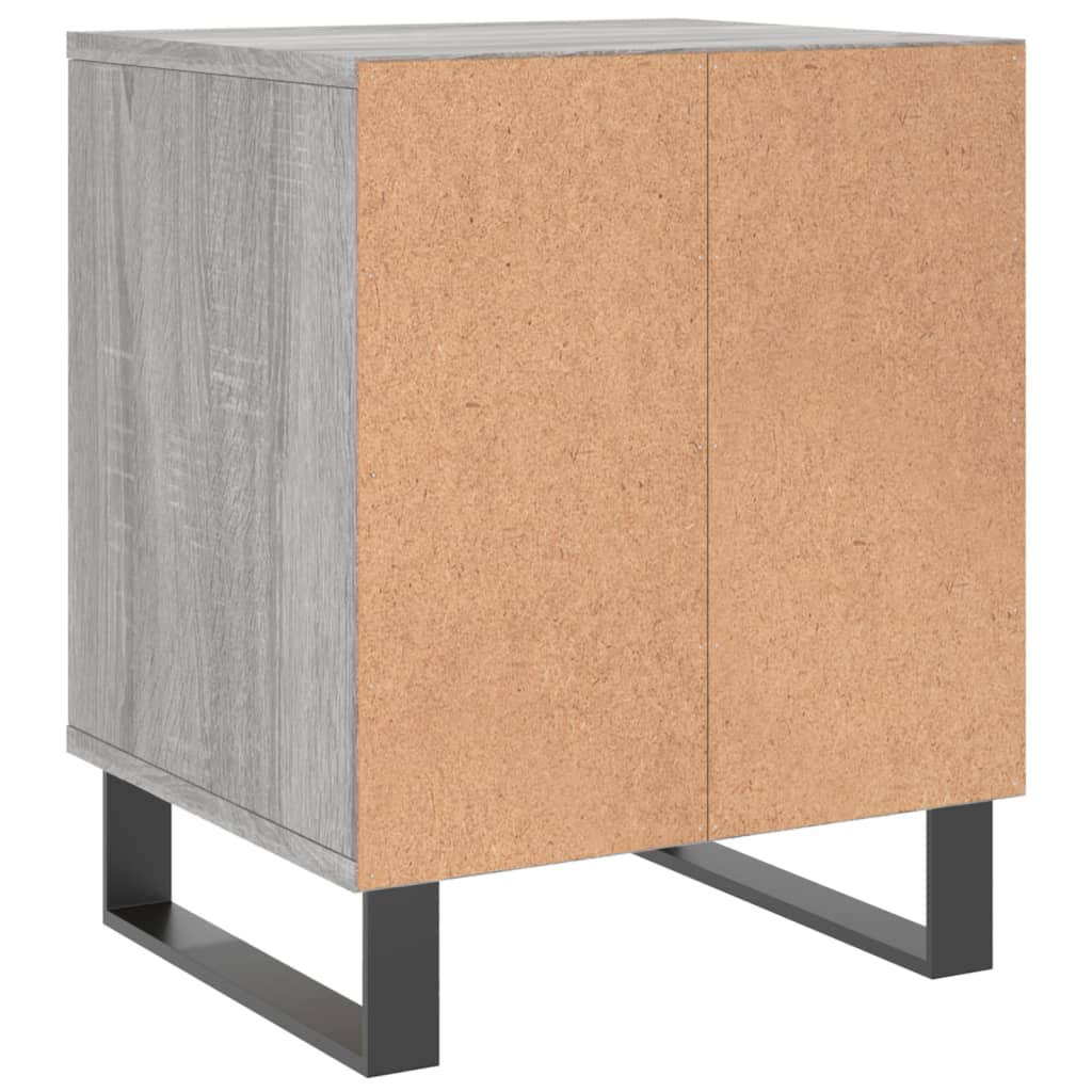 Noptiere, 2 buc., gri sonoma, 40x35x50 cm, lemn compozit GartenMobel Dekor