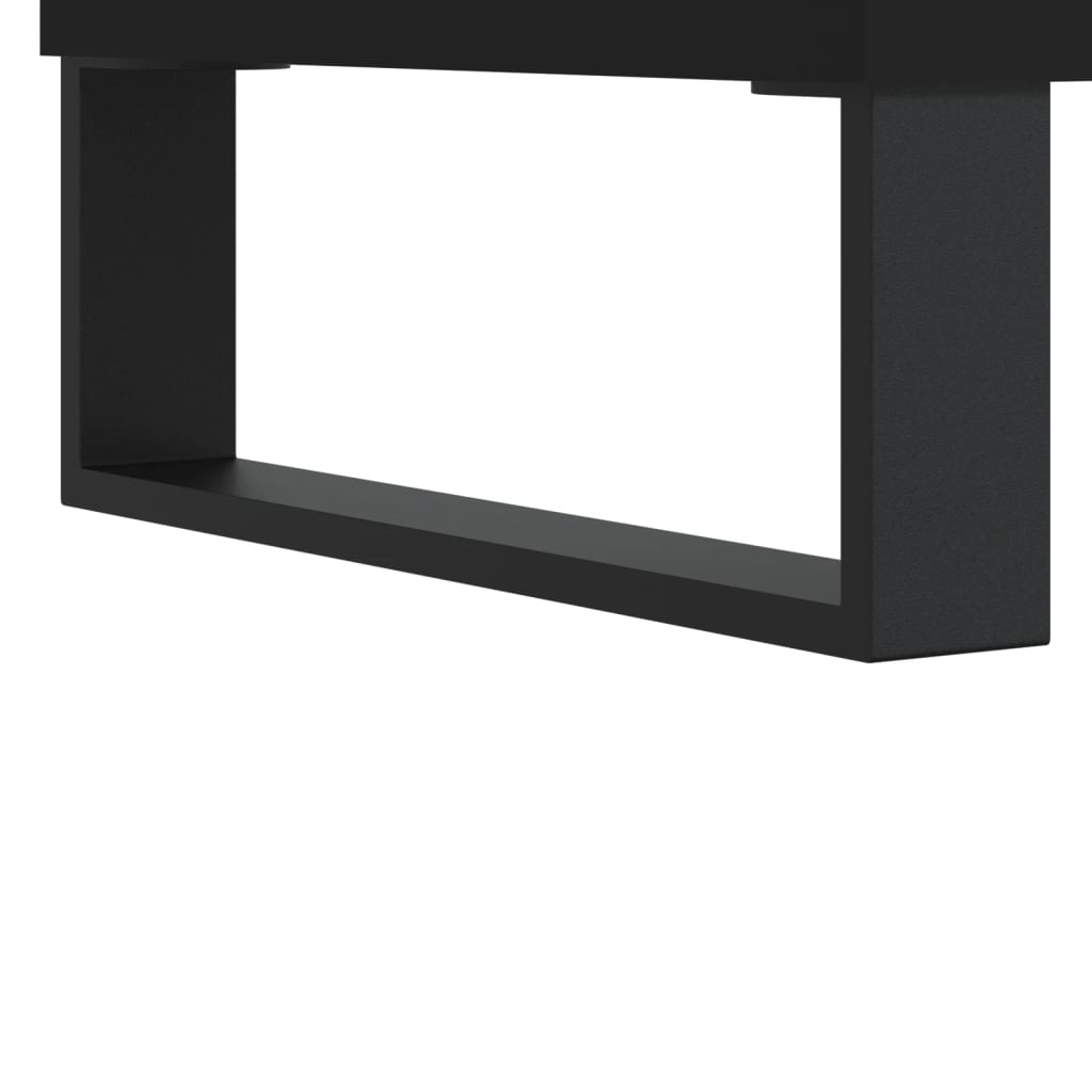 Noptiere, 2 buc., negru, 40x35x50 cm, lemn compozit GartenMobel Dekor