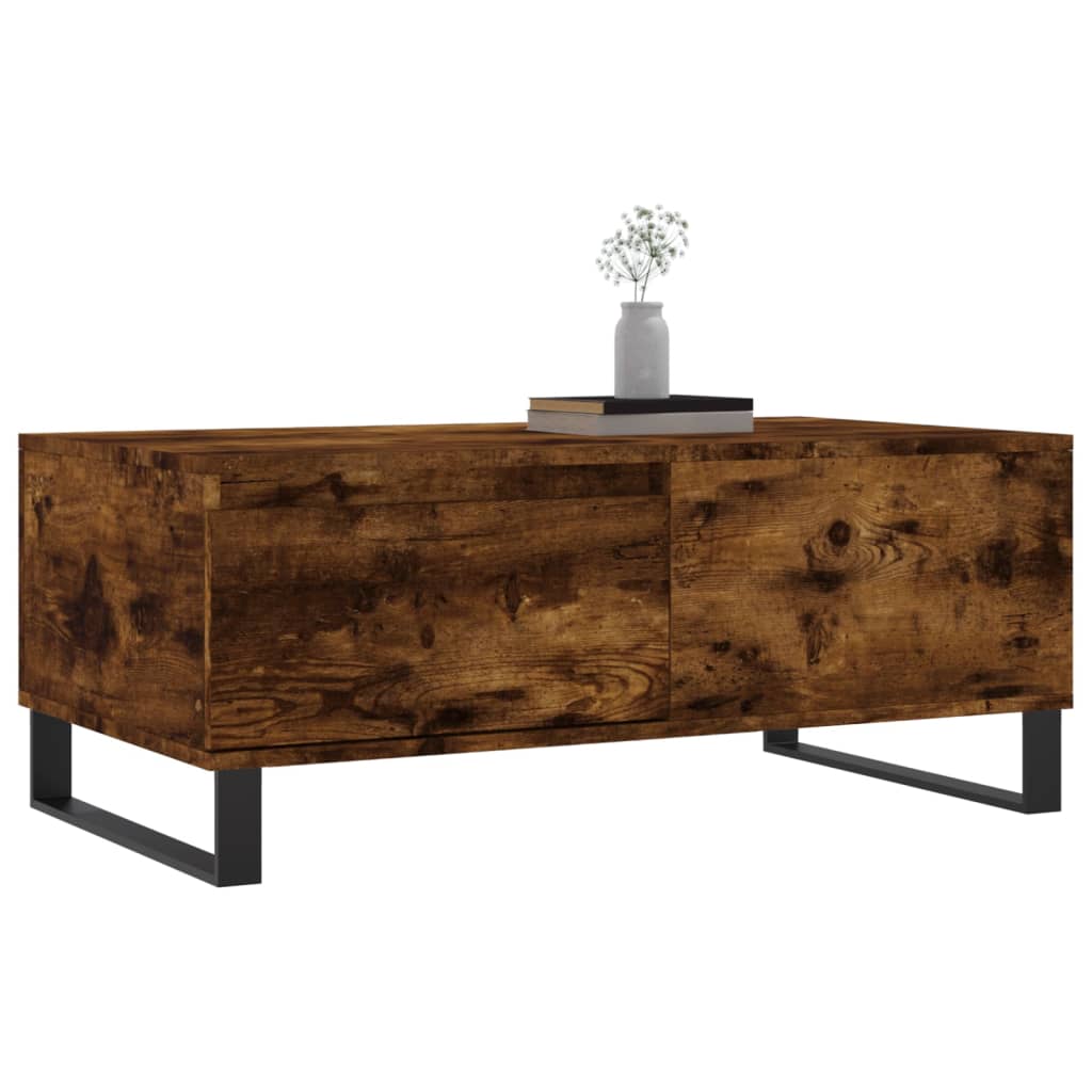 Măsuță de cafea, stejar fumuriu, 90x50x36,5 cm, lemn prelucrat GartenMobel Dekor
